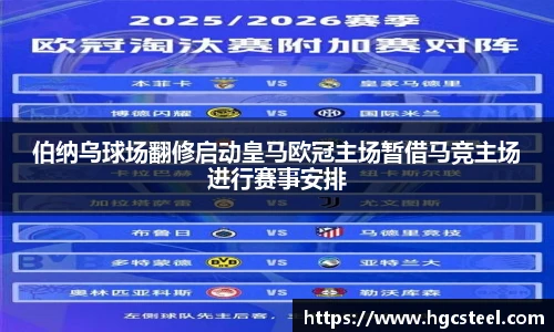 24直播网伯纳乌球场翻修启动皇马欧冠主场暂借马竞主场进行赛事安排